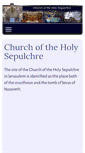 Mobile Screenshot of churchoftheholysepulchre.net