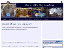 Tablet Screenshot of churchoftheholysepulchre.net